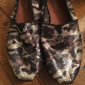 Toms Camo Sequin